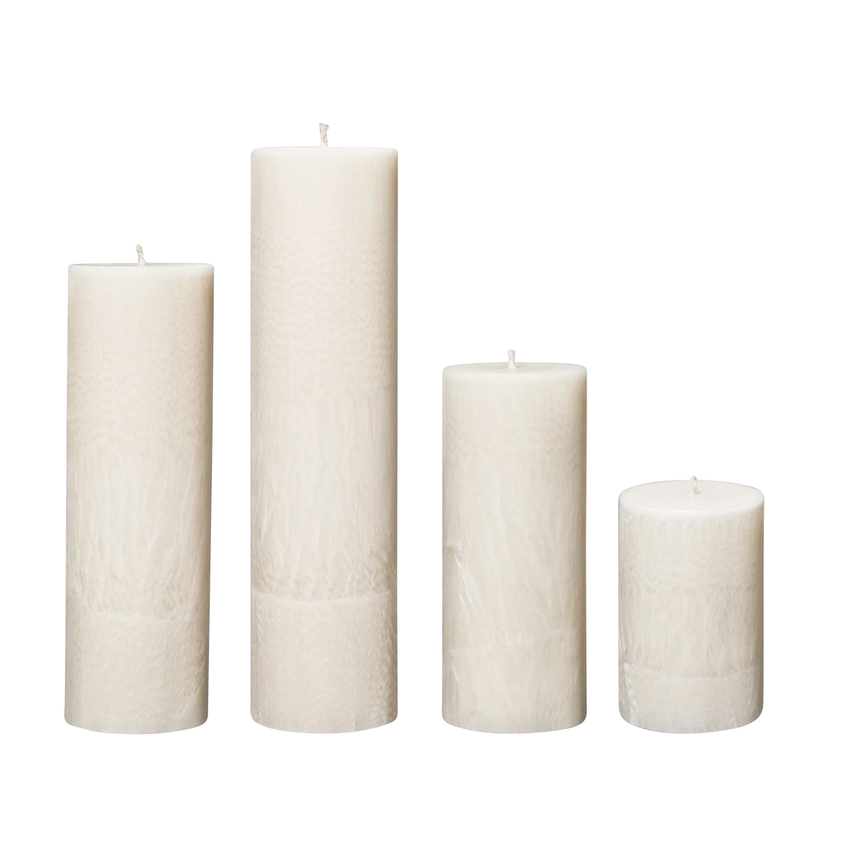 ivory pillar candles