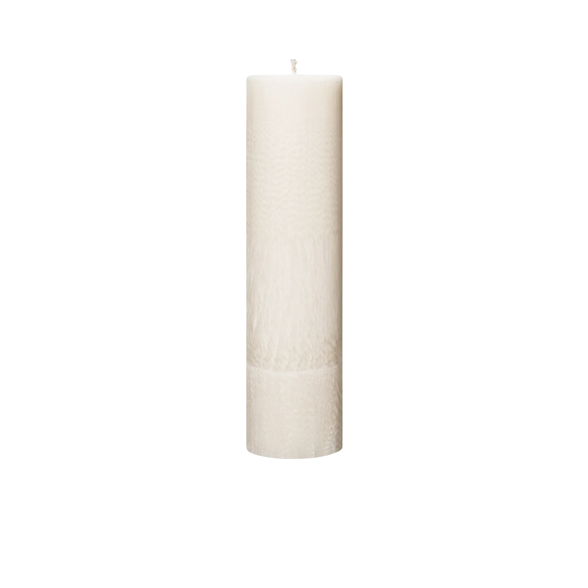 large ivory pillar candles