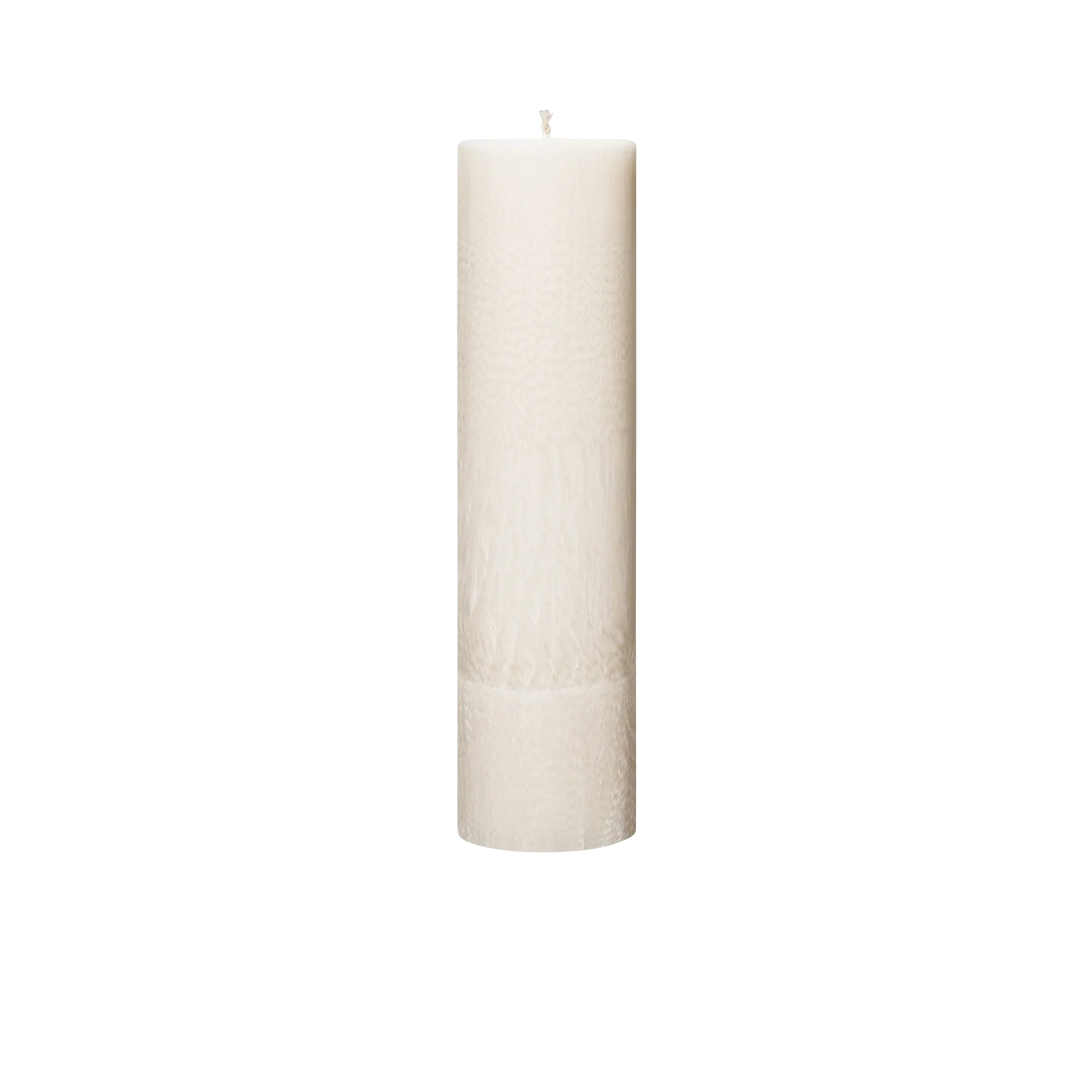 large ivory pillar candles