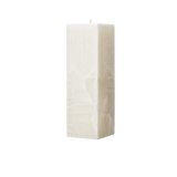 ivory square pillar candle