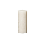 round ivory pillar candles