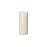 round ivory pillar candles