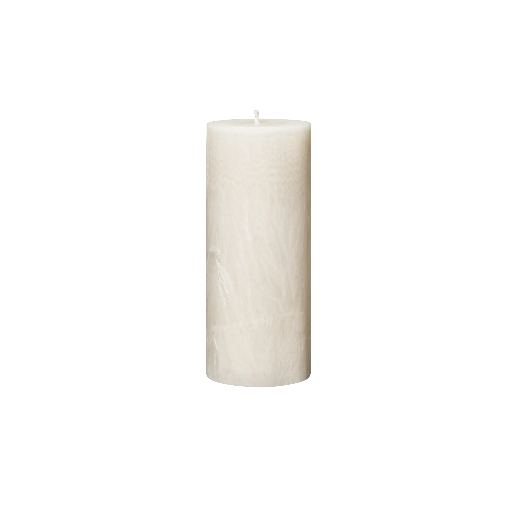 round ivory pillar candles