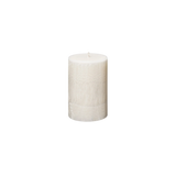 round ivory pillar candle