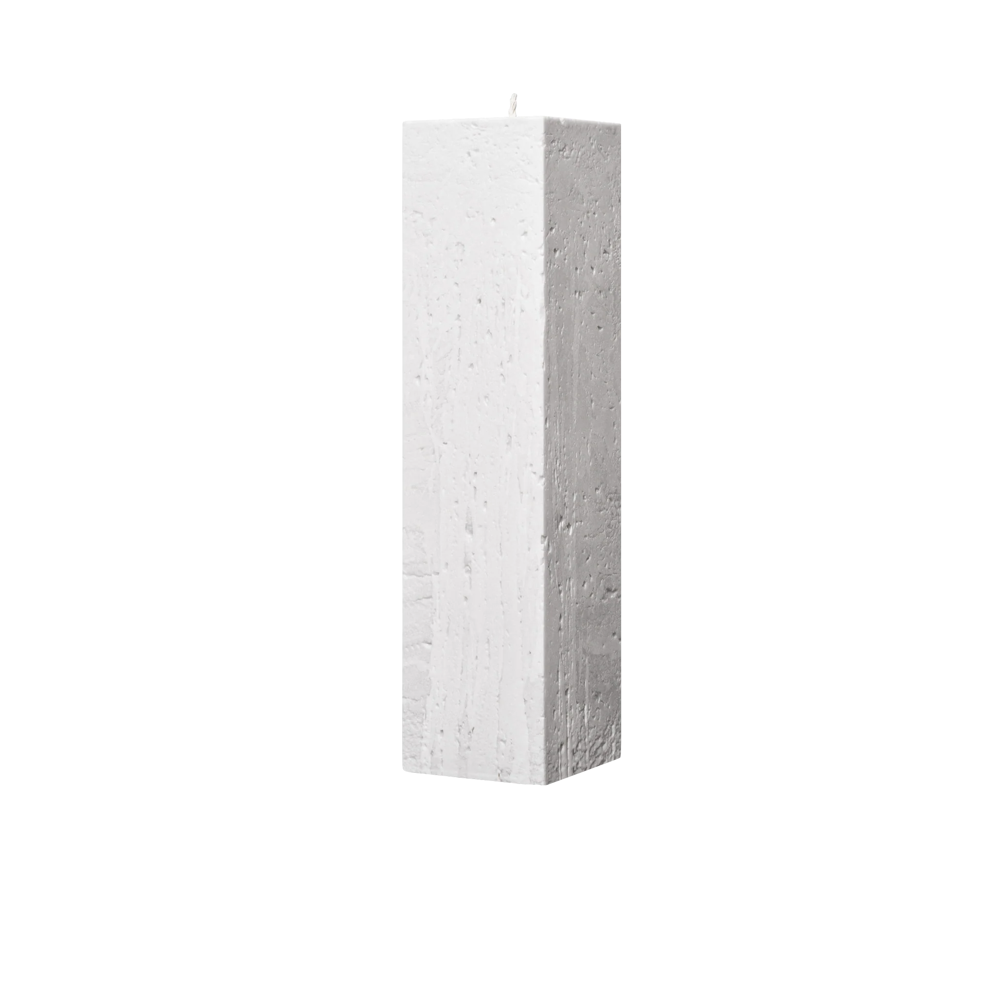 white square pillar candle