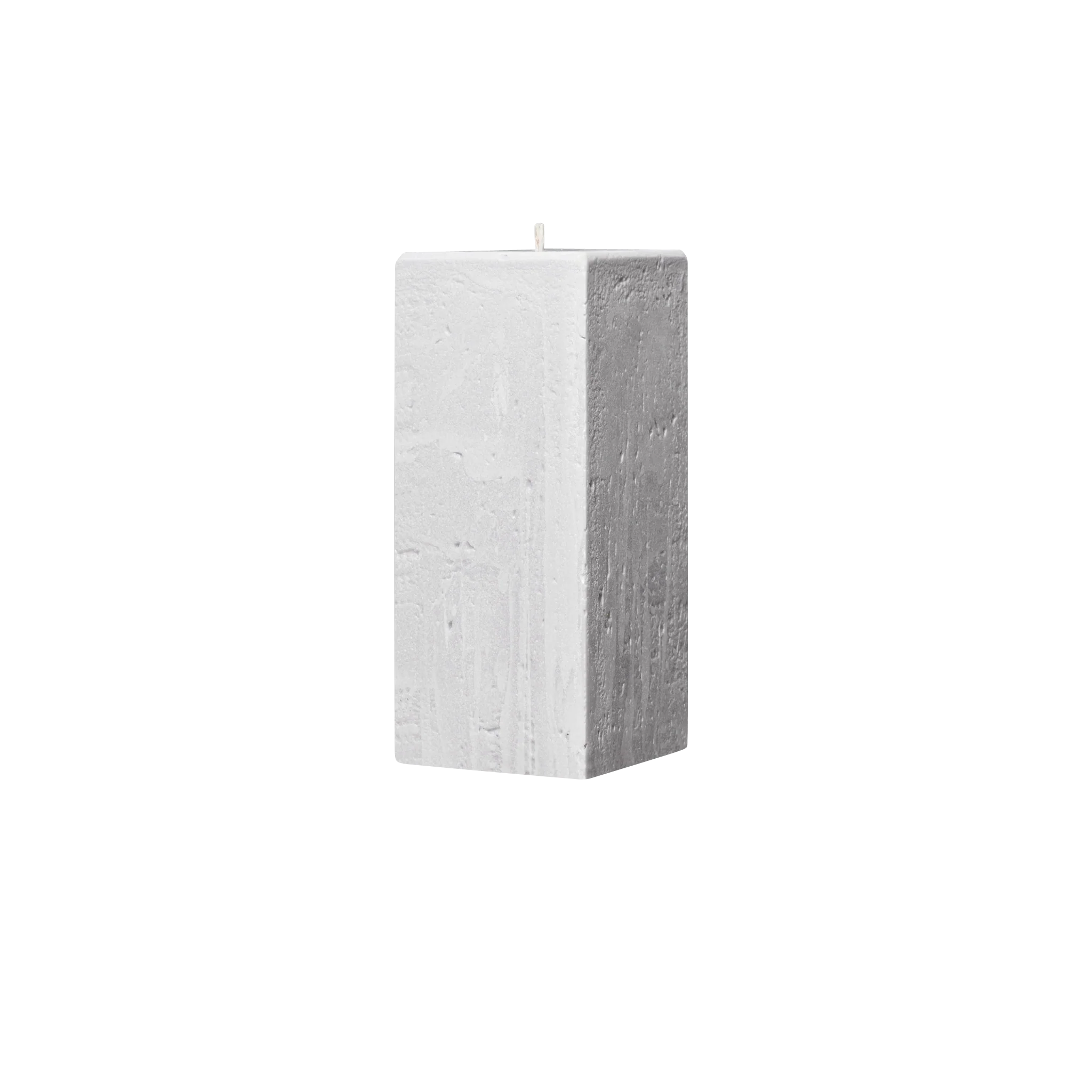 white square pillar candle
