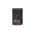 black pillar candle