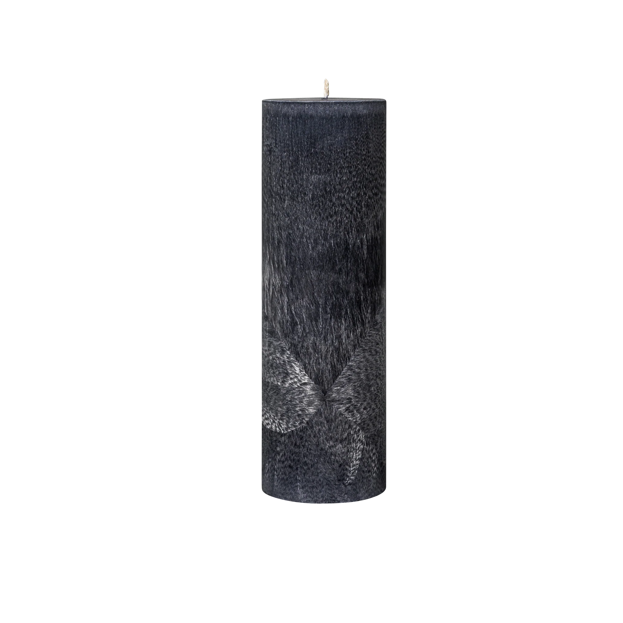 black pillar candle