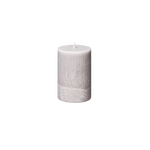 small grey pillar candle