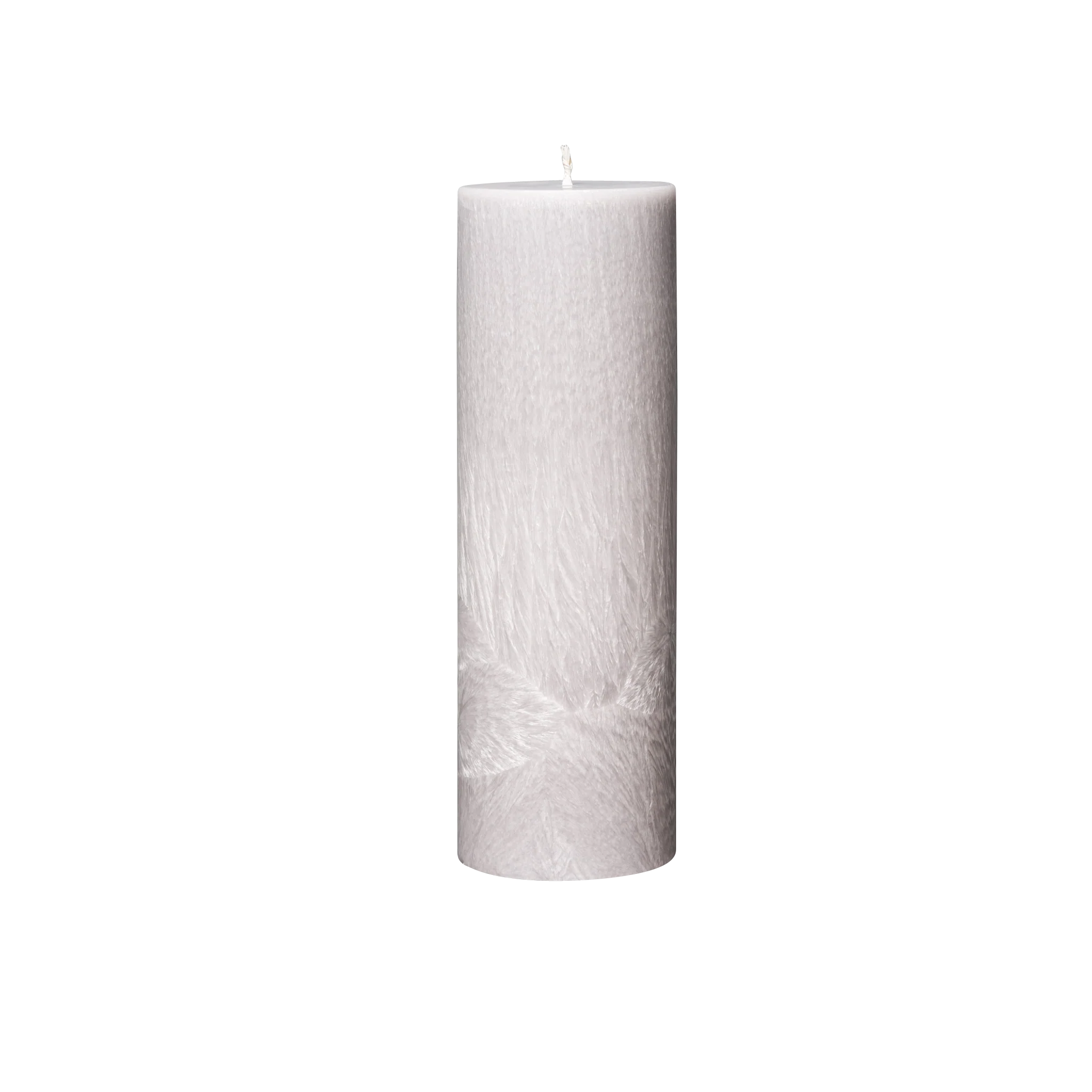 grey pillar candle