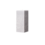 grey suqare pillar candle