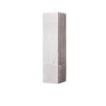 grey suqare pillar candle