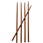thin brown taper candles