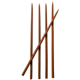 thin brown taper candles