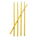 yellow thin taper candles