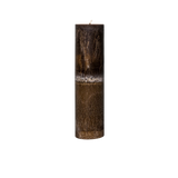 dark brown pillar candle