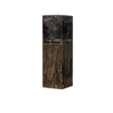 dark brown square pillar candle