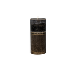 dark brown pillar candle