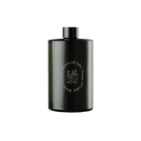 Black bottle with engraved logo on a white background