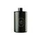 Black bottle with engraved logo on a white background
