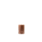 Brown textured candle on a white background