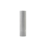 Gray cylindrical lampshade on a white background