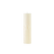 White candle on a white background