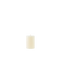 White candle on a white background