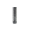 Textured grey colour cylindrical candle on a white background