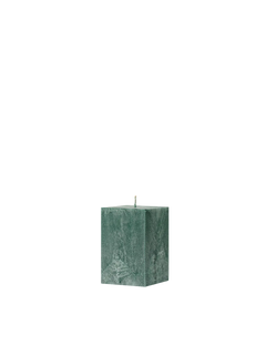 Green rectangular stone sink on a white background