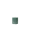 Green rectangular stone sink on a white background