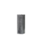 Rectangular gray candle on a white background
