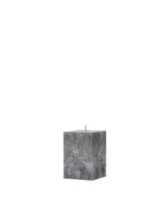 Gray rectangular concrete sink on a white background