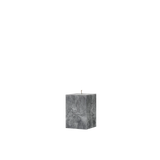 Gray rectangular concrete sink on a white background