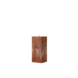 Wooden candle holder on a white background