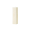 White rectangular candle on a white background