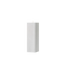 White rectangular candle on a white background