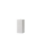 White rectangular candle on a white background