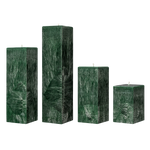 green square pillar candles