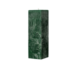 green square pillar candle