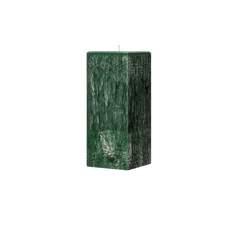 green square pillar candle