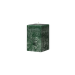 small green square pillar candle